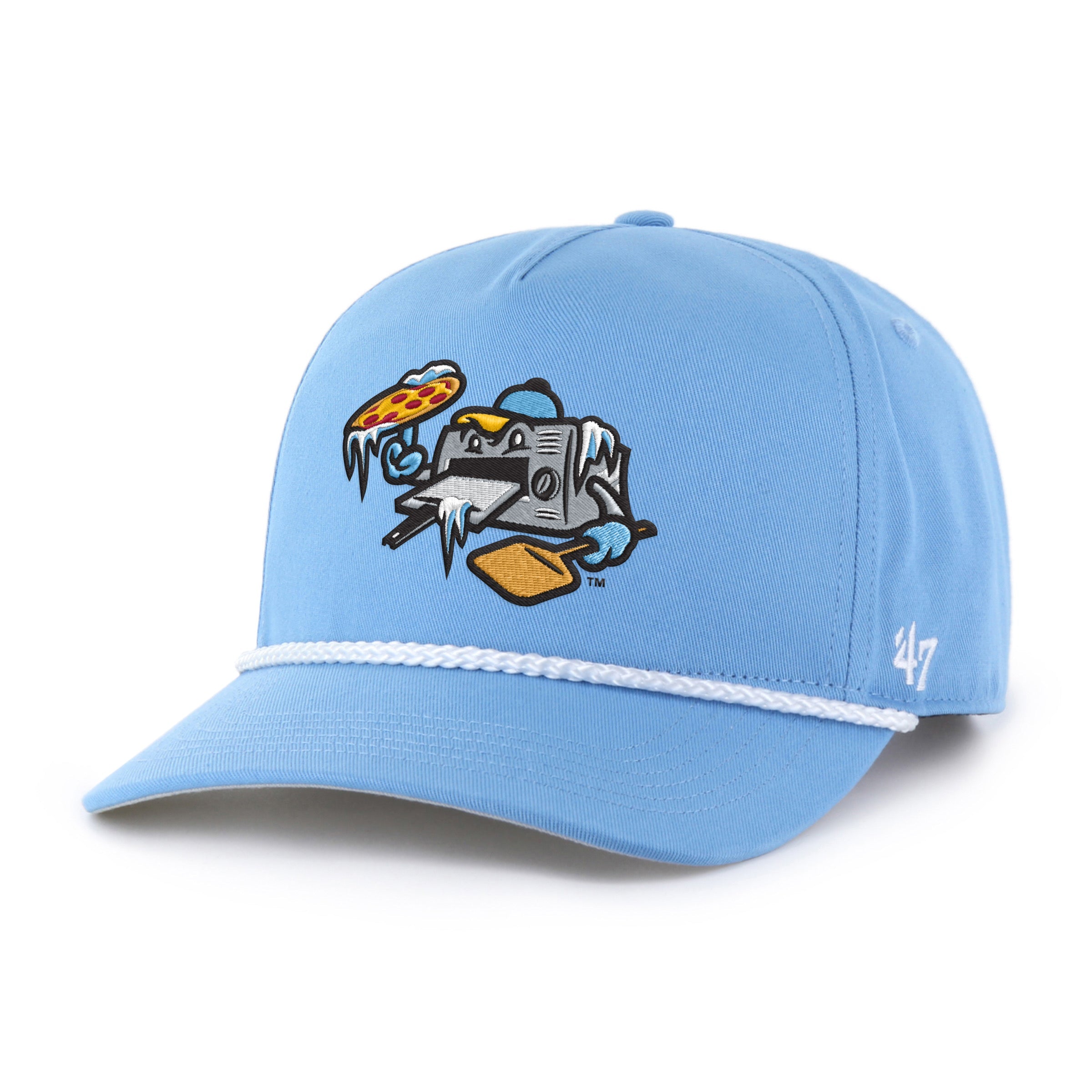 Frozen Pizzas '47 Brand Columbia Blue Rope Hitch Adjustable Hat