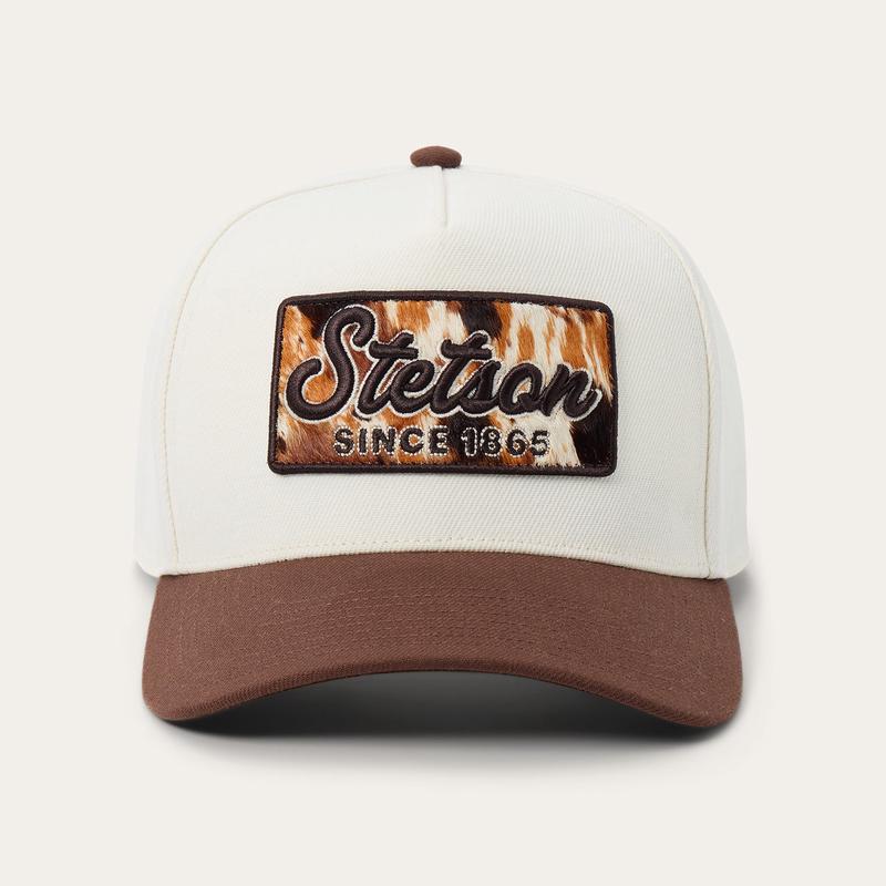Cowhide Patch Trucker Hat
