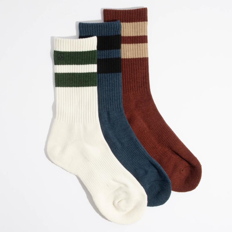The Everyday Crew Sock Three Pack