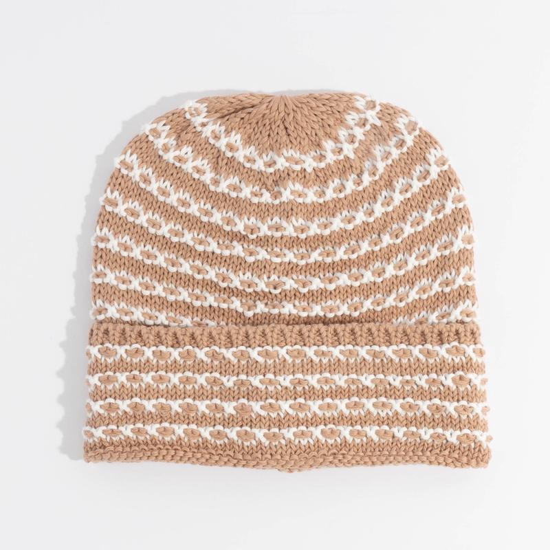 The Stria Sweater Knit Beanie