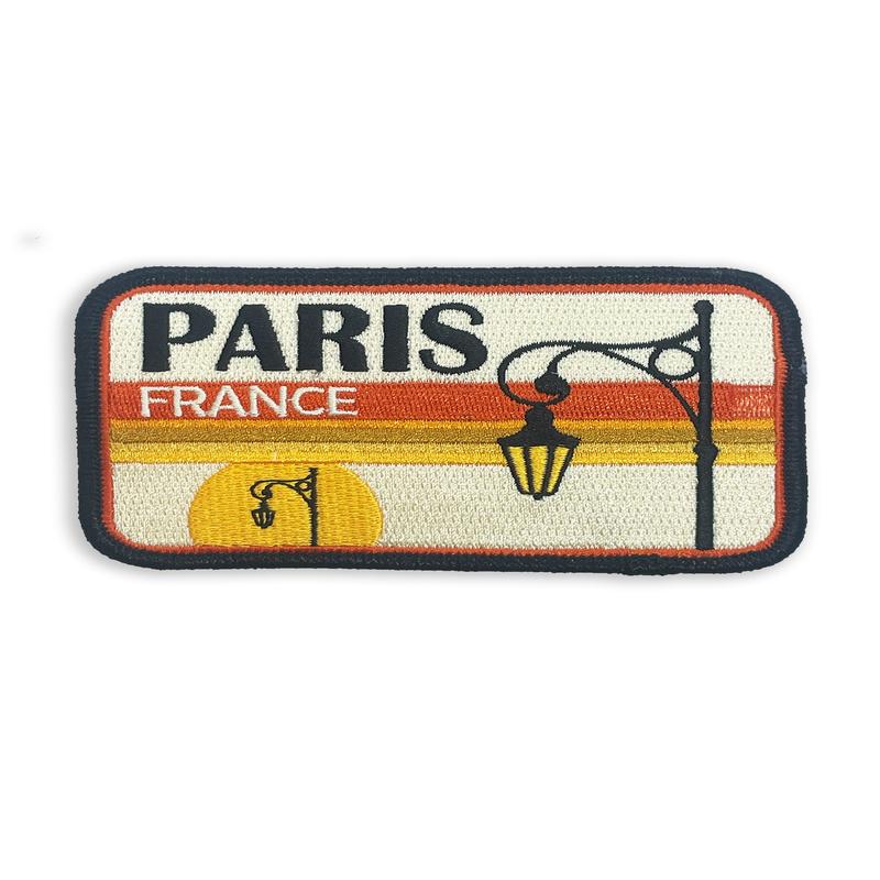 Paris France Lamp Patch (Butter)