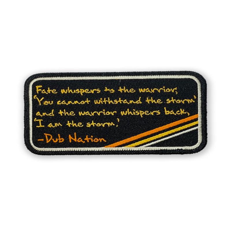 Warriors - Dub Nation Quote Patch