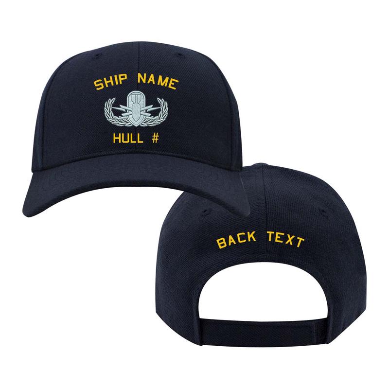 US Navy Custom Ship Cap - EOD Basic