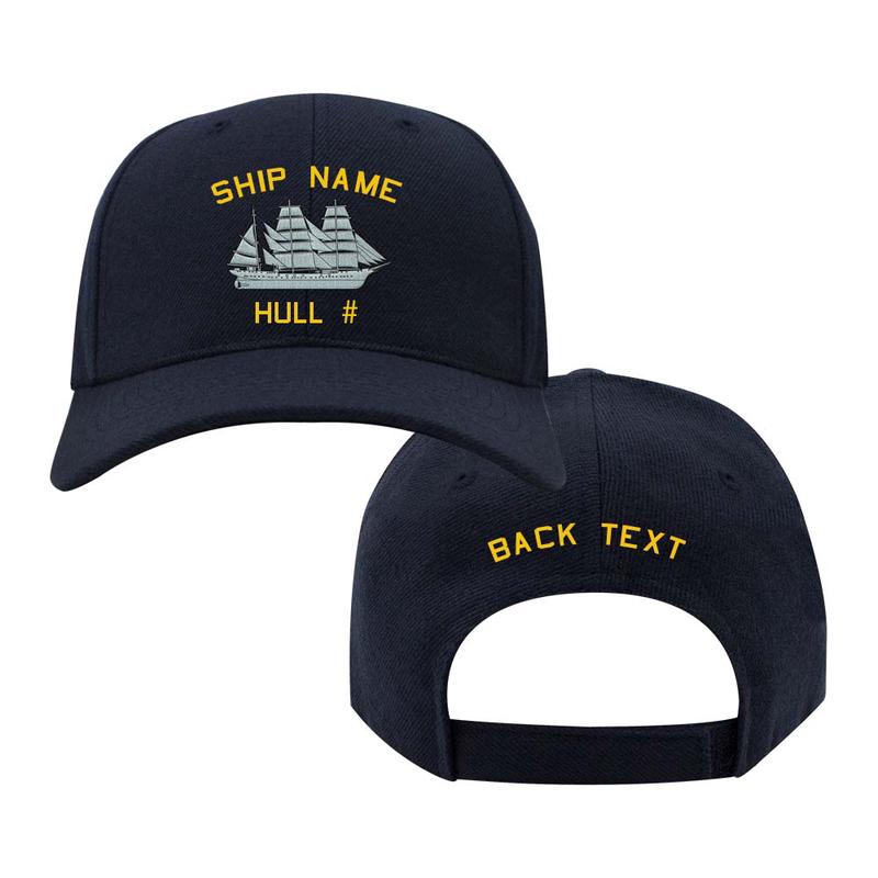 US Navy Custom Ship Cap - USCGC Eagle