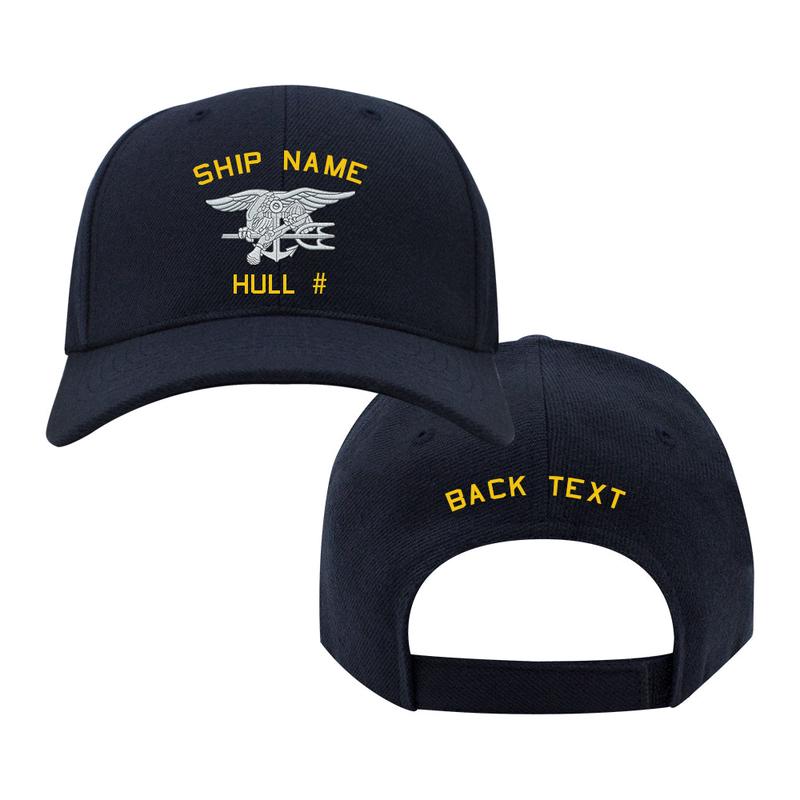 U.S. Navy Custom Ship Cap - Seal Trident