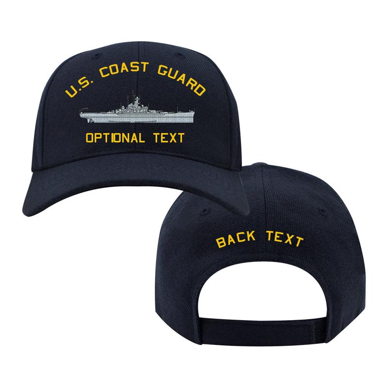 U.S. Navy Custom Ship Cap - South Dakota Class Battleship