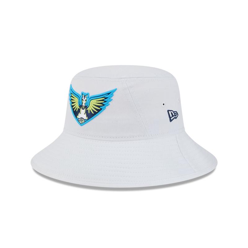 Dallas Wings Optic White Bucket Hat