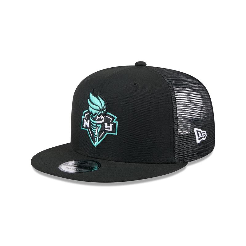 New York Liberty Black 9FIFTY Trucker Hat