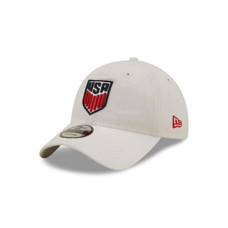 U.S. Soccer Men's National Team White 9TWENTY Adjustable Hat