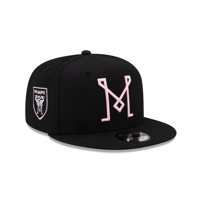Inter Miami Basic Black 9FIFTY Snapback Hat
