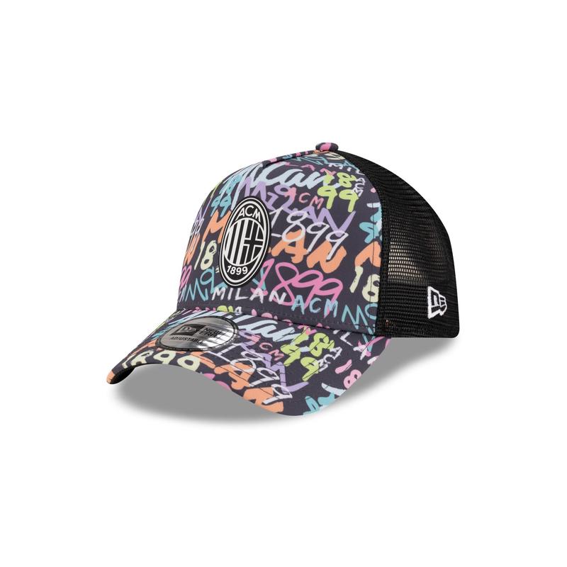 AC Milan Graffiti 9FORTY A-Frame Trucker Hat