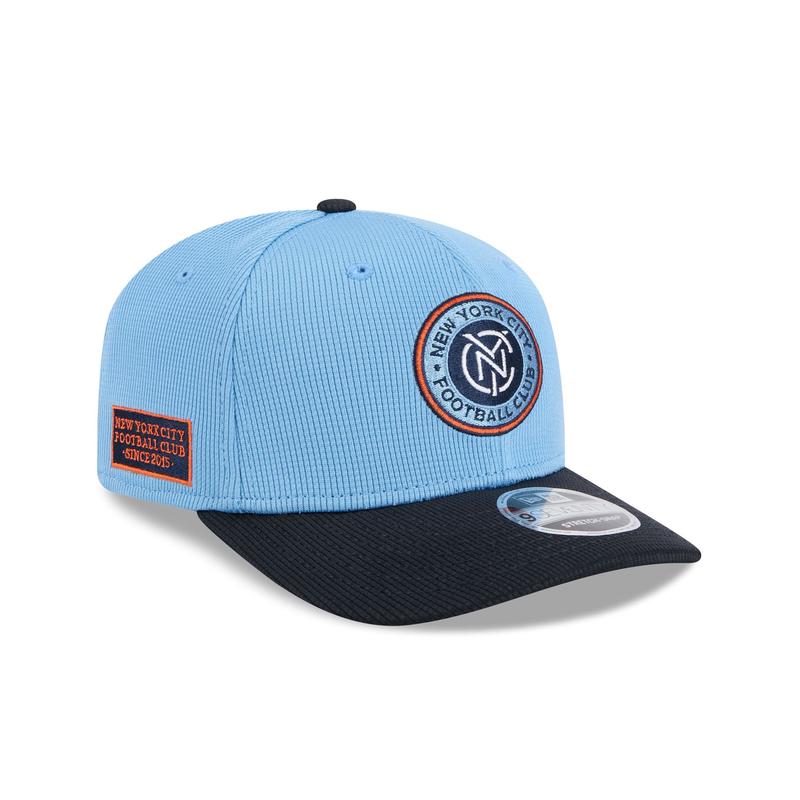 New York City FC 2025 Jersey Hook 9SEVENTY Stretch-Snap Hat