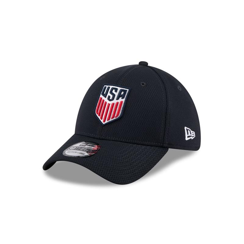 U.S. Soccer Men's National Team Rear Wordmark 39THIRTY Stretch Fit Hat