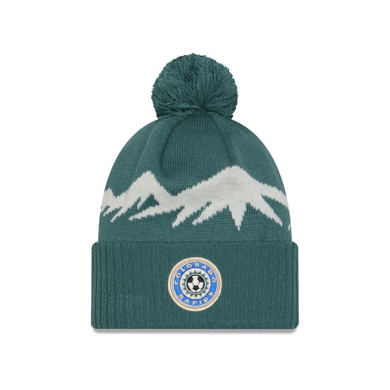 Colorado Rapids 2025 Jersey Hook Green Pom Knit Hat