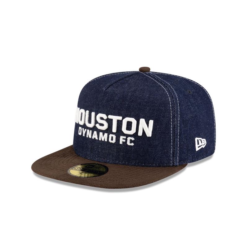 Houston Dynamo Houston Pack Denim 59FIFTY A-Frame Fitted Hat