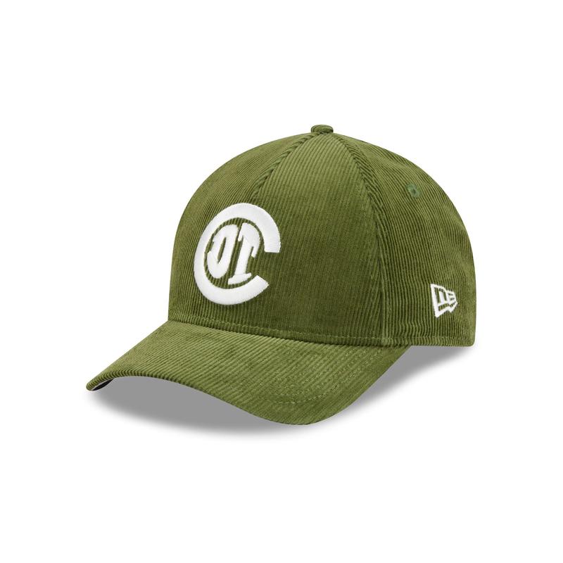 Deportivo Toluca FC Olive Corduroy 9FORTY M-Crown Snapback Hat