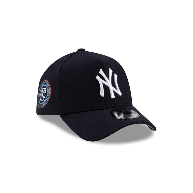 New York Yankees x New York City FC 9FORTY A-Frame Snapback Hat
