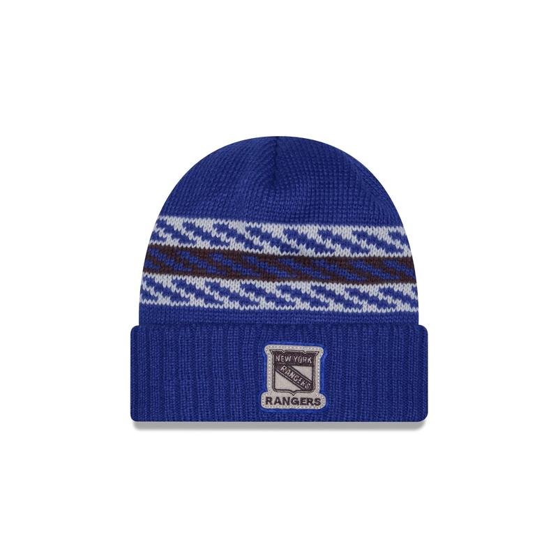 New York Rangers Quilted Cuff Knit Hat