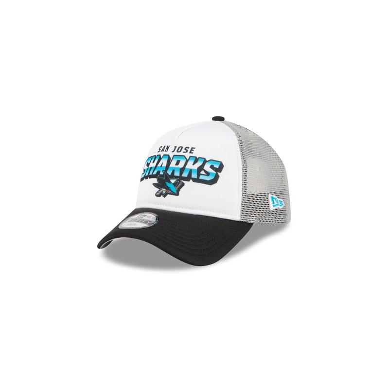 San Jose Sharks Shine Kids 9FORTY A-Frame Trucker Hat