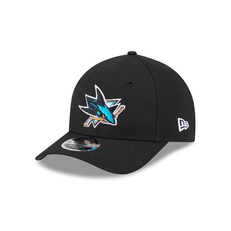 San Jose Sharks Team 9FORTY M-Crown Snapback Hat