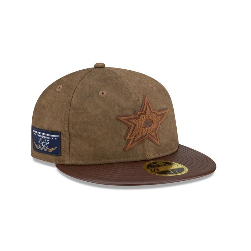 Dallas Stars Utility Linen Retro Crown 59FIFTY Fitted Hat