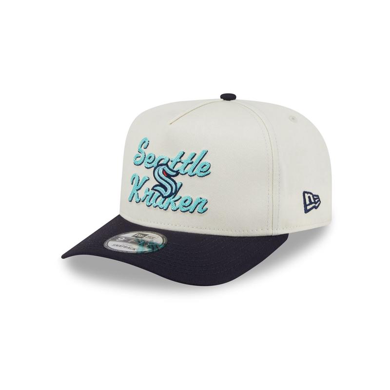 Seattle Kraken Chainstitch 9FIFTY A-Frame Snapback Hat