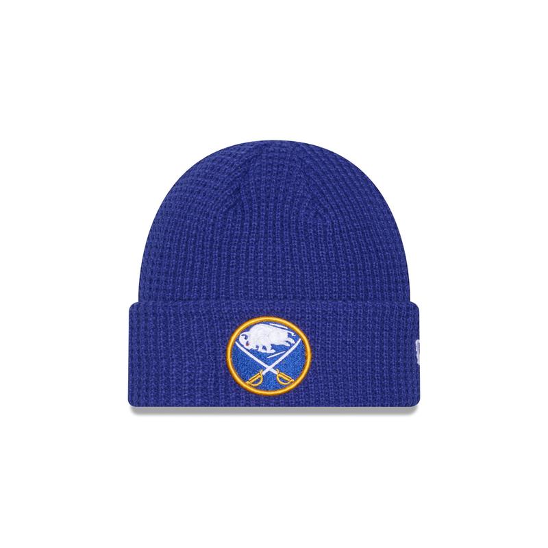 Buffalo Sabres Waffle Stitch Knit Beanie Hat