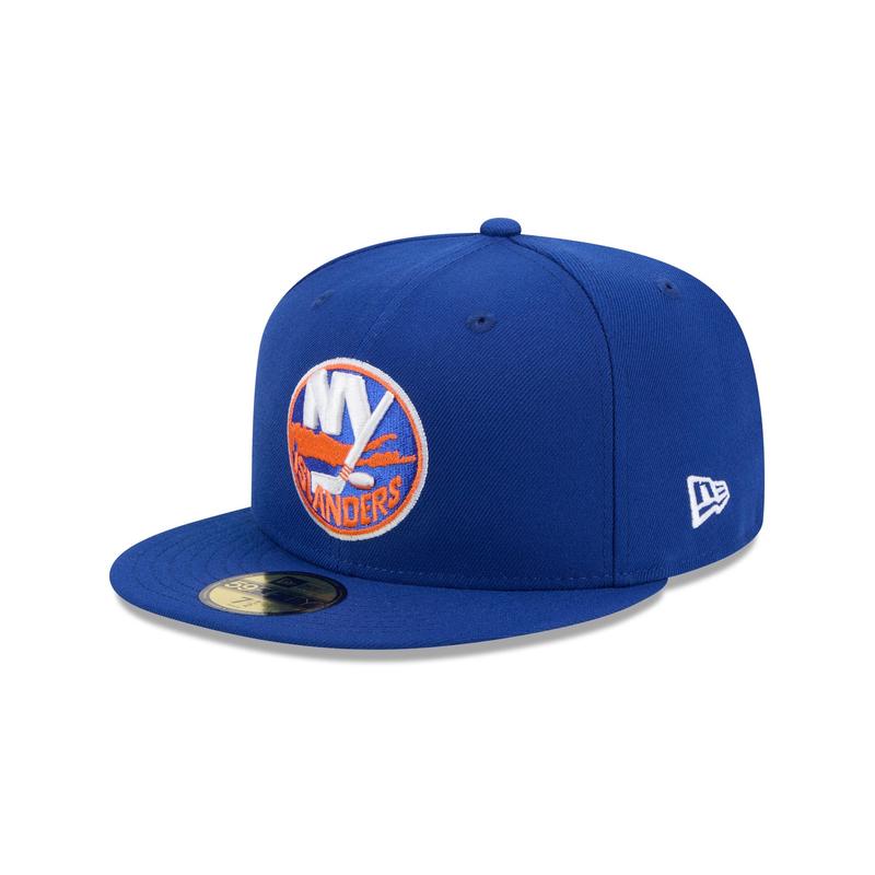 New York Islanders Rear Wordmark 59FIFTY Fitted Hat
