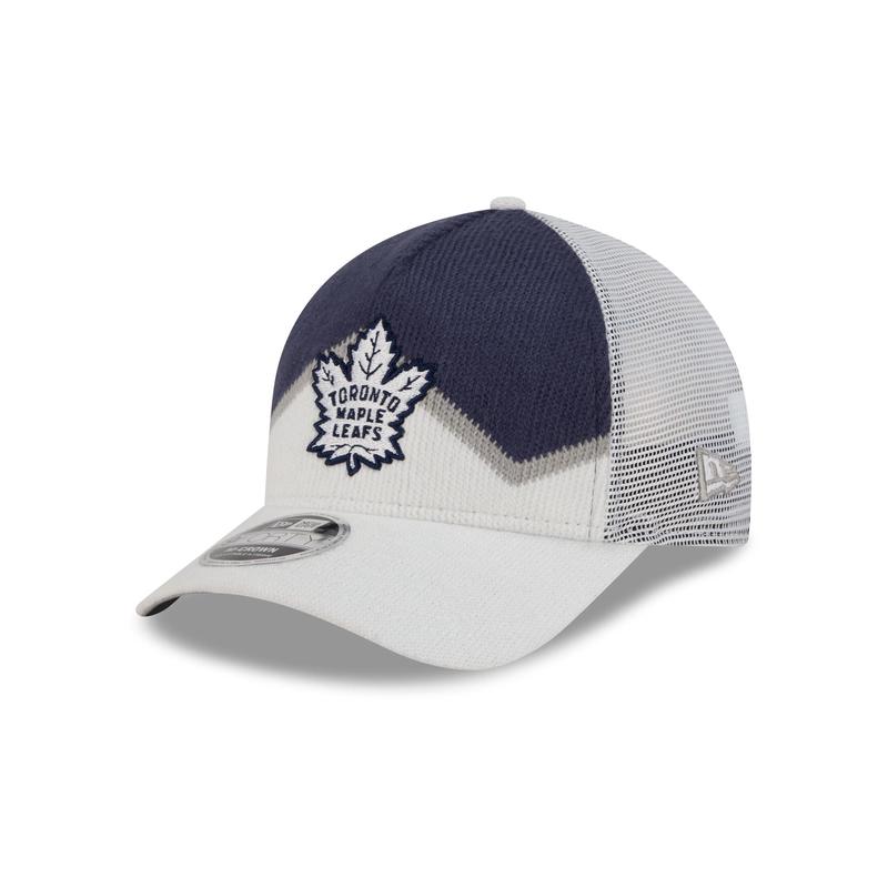 Toronto Maple Leafs Sock 9FORTY M-Crown A-Frame Trucker Hat