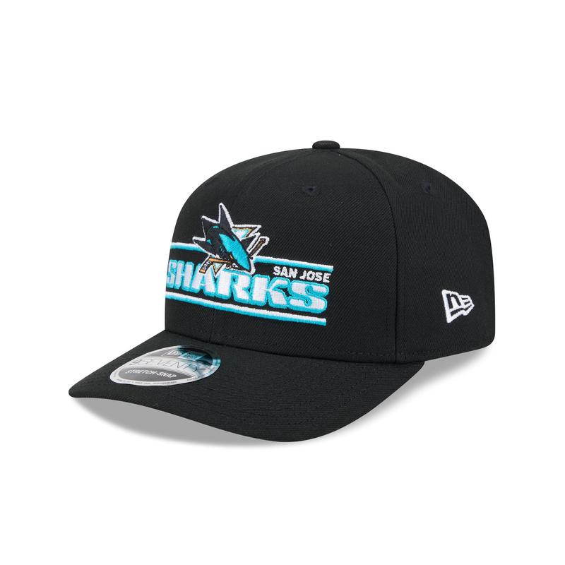 San Jose Sharks Stated 9SEVENTY Stretch-Snap Hat
