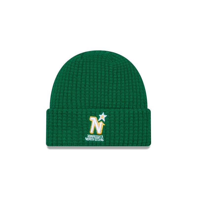 Minnesota North Stars Waffle Knit Beanie Hat