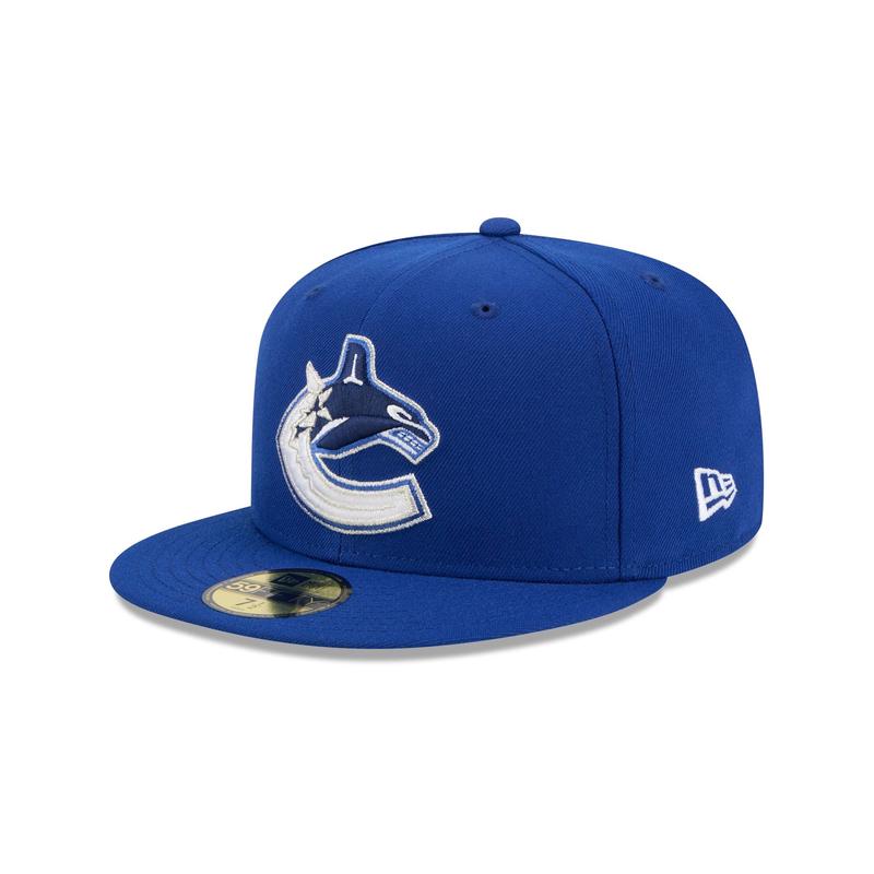 Vancouver Canucks Rear Wordmark 59FIFTY Fitted Hat