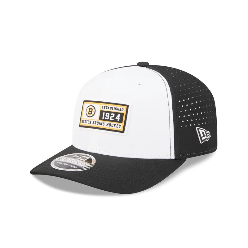 Boston Bruins Est. Patch 9SEVENTY Stretch-Snap Hat