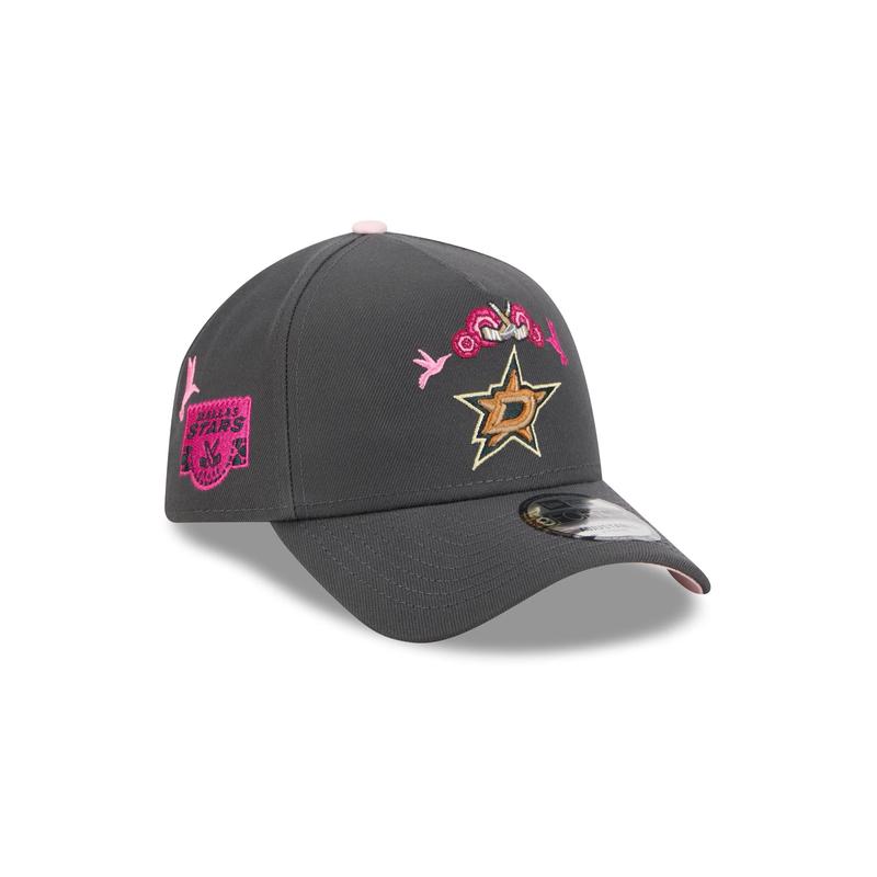 Dallas Stars Day of the Dead Graphite 9FORTY A-Frame Snapback Hat