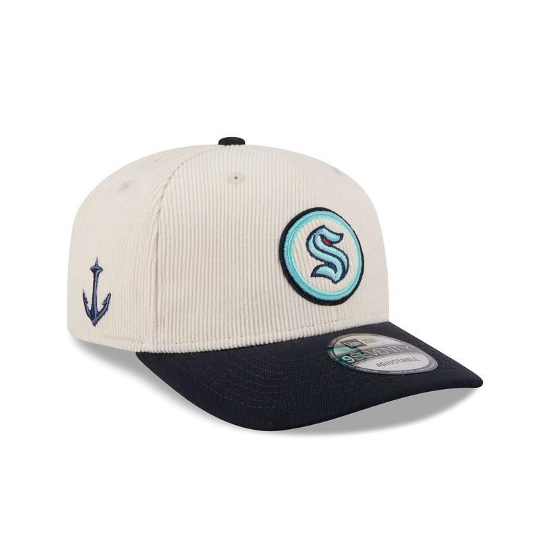 Seattle Kraken Loyal Corduroy 9SEVENTY Stretch-Snap Hat