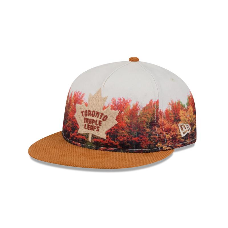 Toronto Maple Leafs Fall Forest Retro Crown 9FIFTY Adjustable Hat