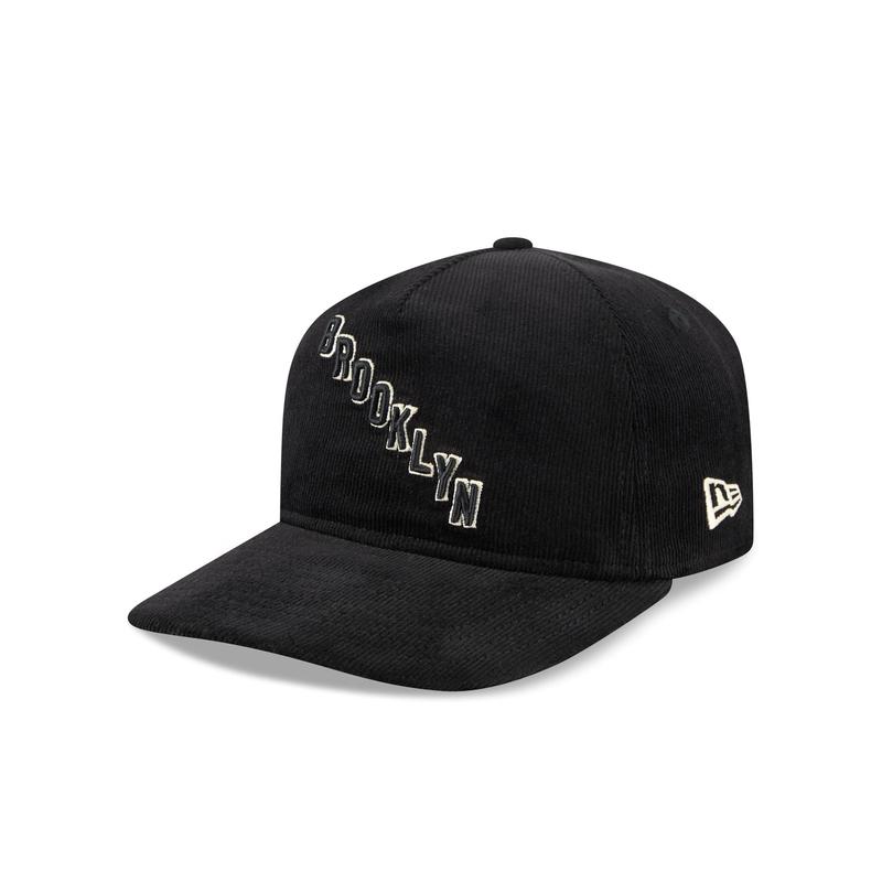Brooklyn Americans Nostalgic Black Corduroy 19TWENTY Adjustable Hat
