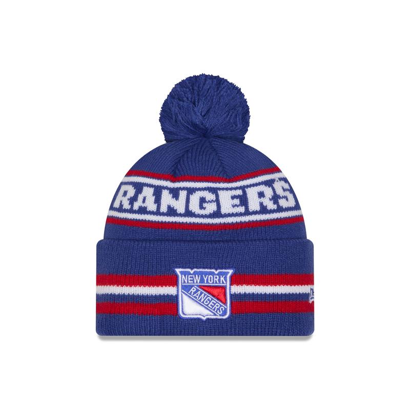 New York Rangers Classic Pom Knit Hat