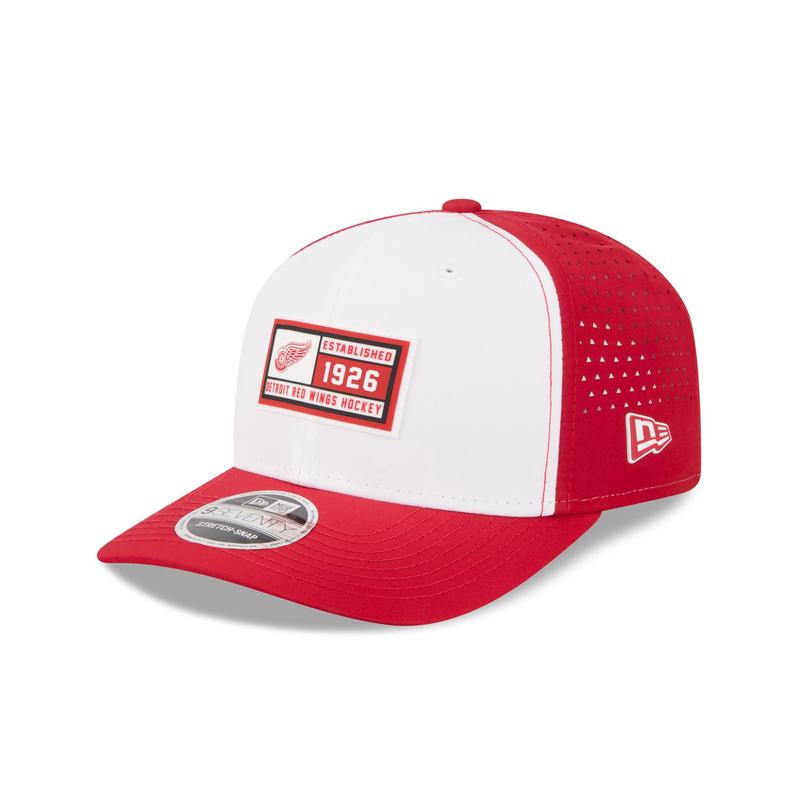 Detroit Red Wings Est. Patch 9SEVENTY Stretch-Snap Hat