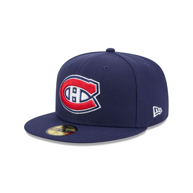Montreal Canadiens Rear Wordmark 59FIFTY Fitted Hat