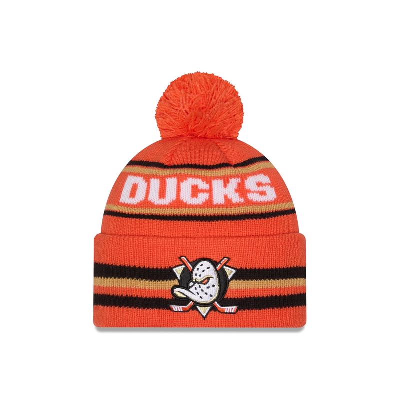 Anaheim Ducks Classic Pom Knit Hat