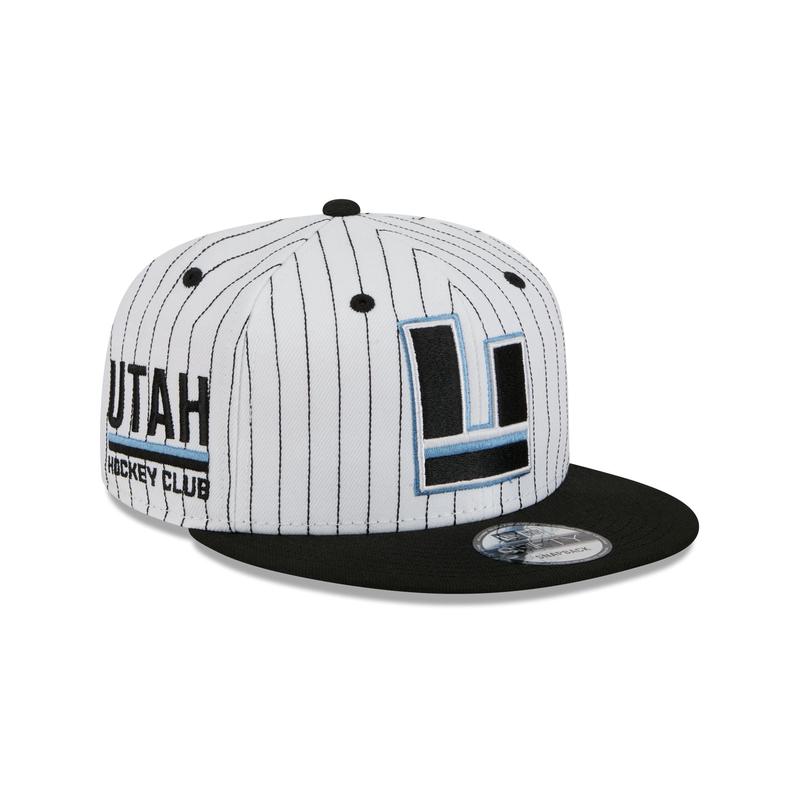Utah Mammoth Deceptor Pinstripe 9FIFTY Snapback Hat