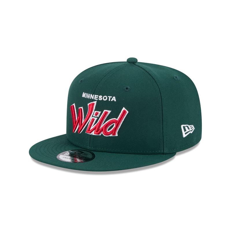 Minnesota Wild Script 9FIFTY Snapback Hat