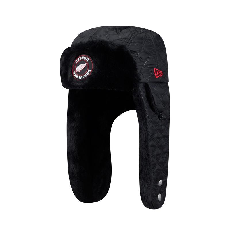 Detroit Red Wings Quilted Fashion Trapper Hat