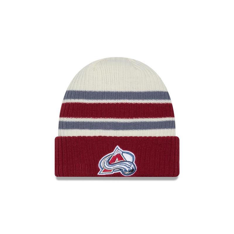 Colorado Avalanche Vintage Ribbed Beanie