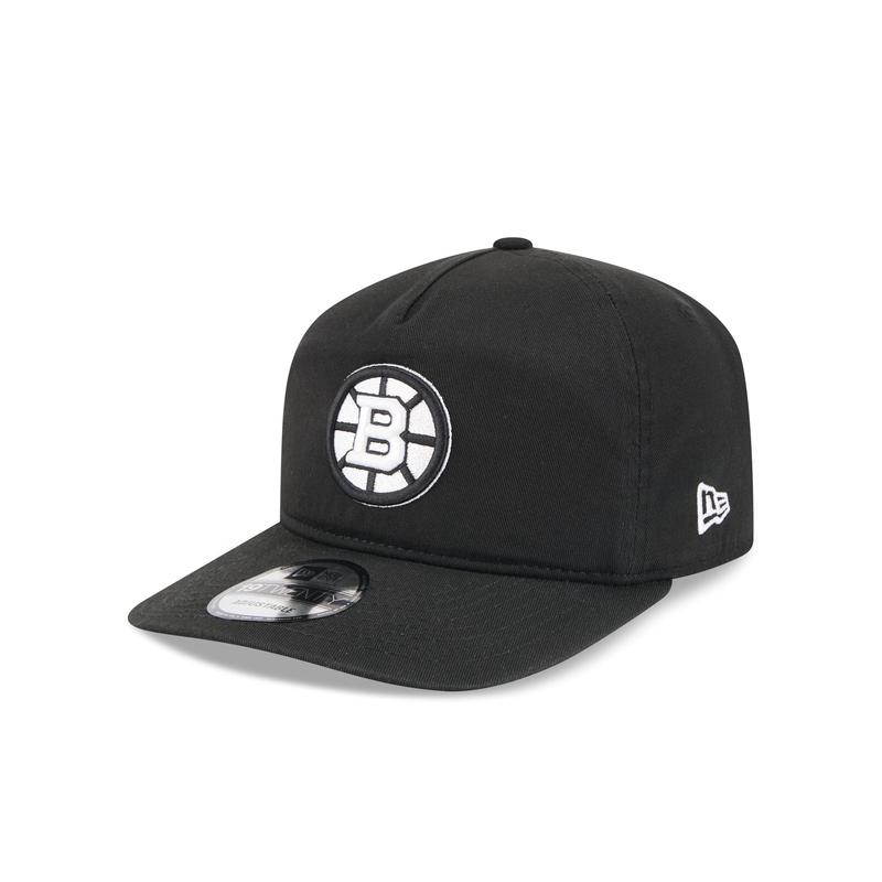 Boston Bruins Black and White 19TWENTY Snapback Hat