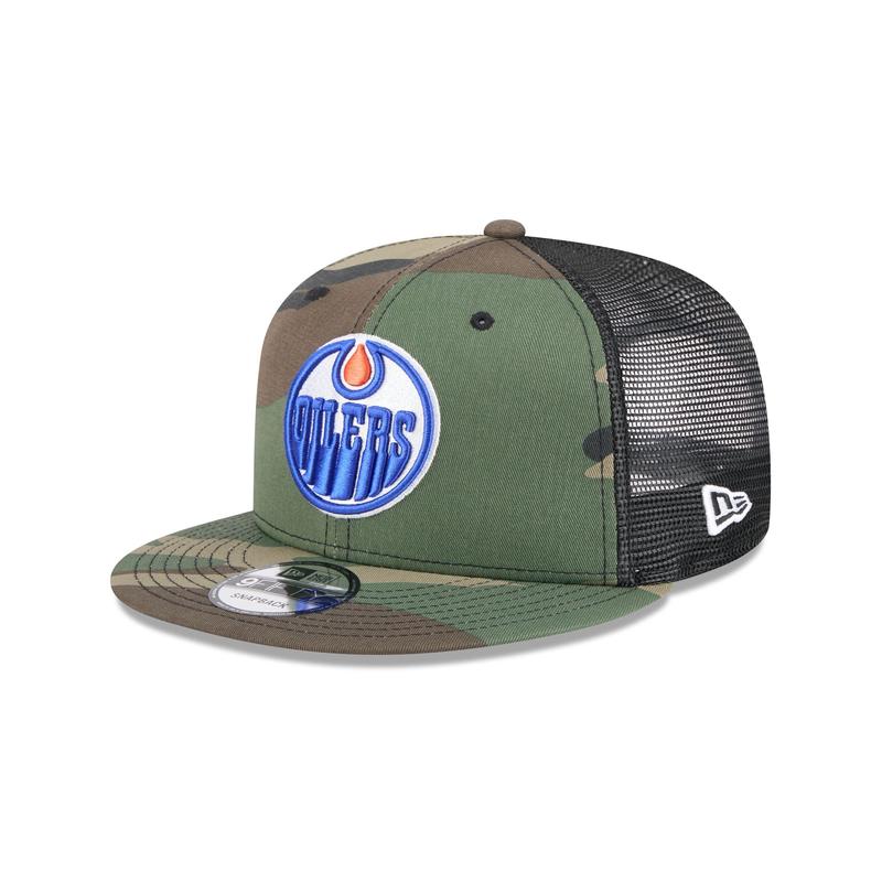Edmonton Oilers Camo 9FIFTY Trucker Hat