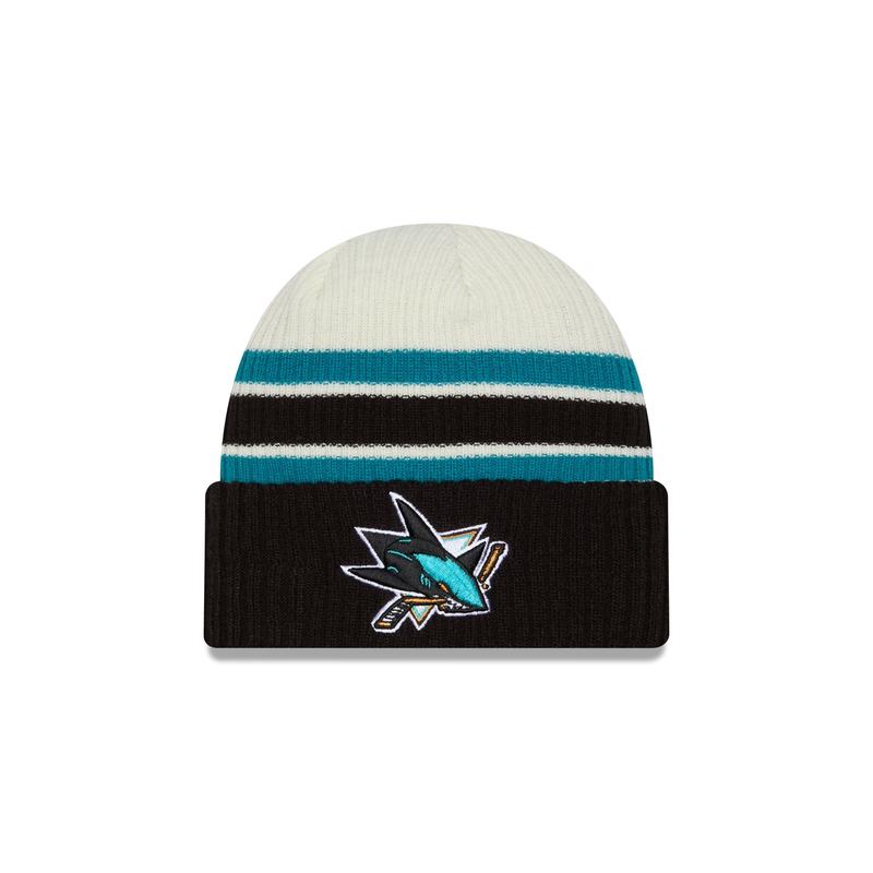 San Jose Sharks Vintage Ribbed Beanie