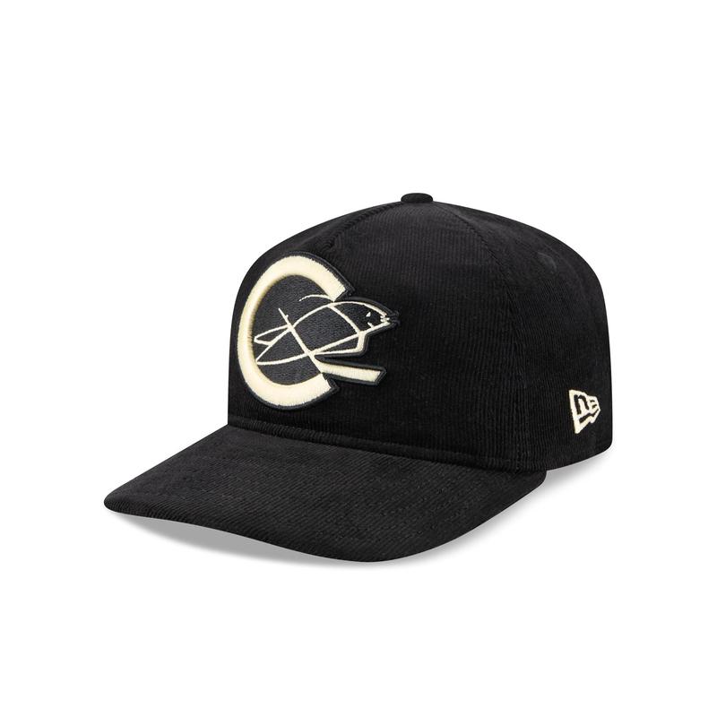 California Golden Seals Nostalgic Black Corduroy 19TWENTY Adjustable Hat