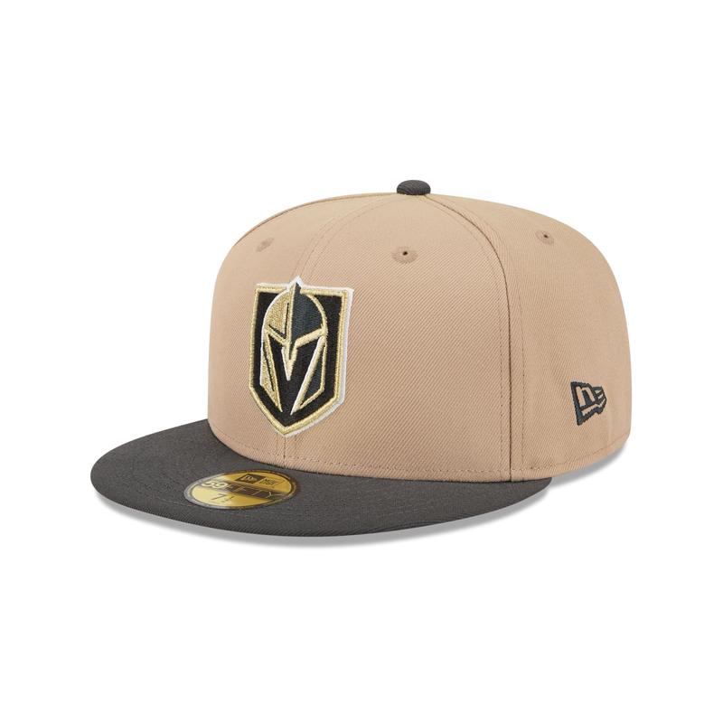 Vegas Golden Knights Camel 59FIFTY Fitted Hat